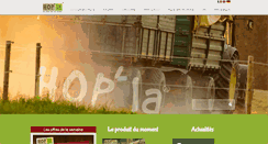 Desktop Screenshot of hopla-ferme.fr