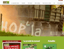 Tablet Screenshot of hopla-ferme.fr